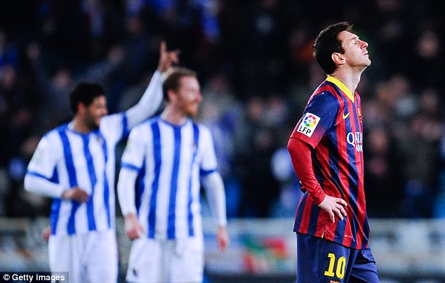 Barcelona vs Real Sociedad:1 - 3